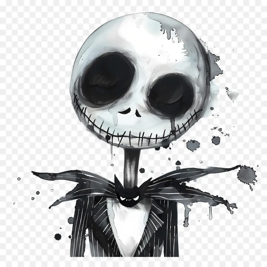 Jack Skellington，Personagem Esqueleto PNG