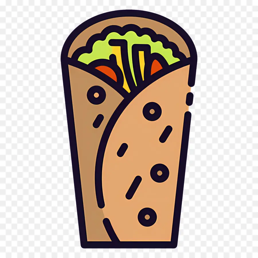 Embrulhos，Burrito PNG