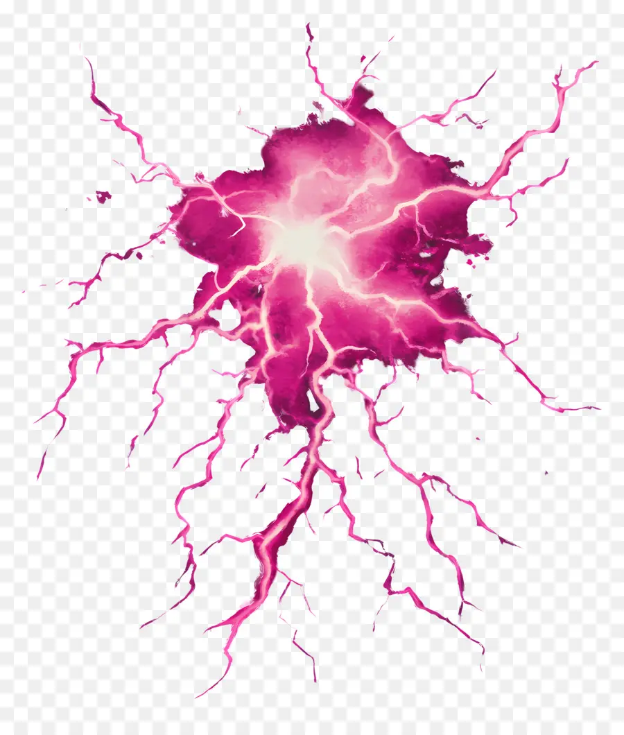 Relâmpago Rosa，Eletricidade PNG