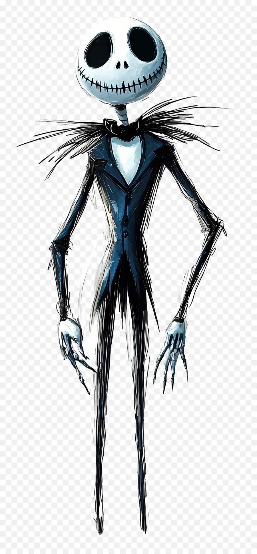 Jack Skellington，Personagem Esqueleto PNG