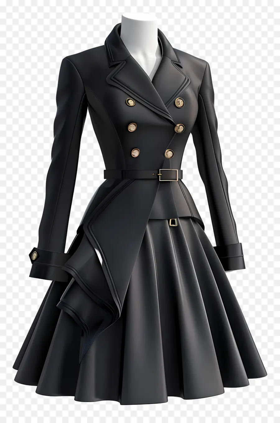 Traje Formal Para Mulheres，Casaco Preto PNG