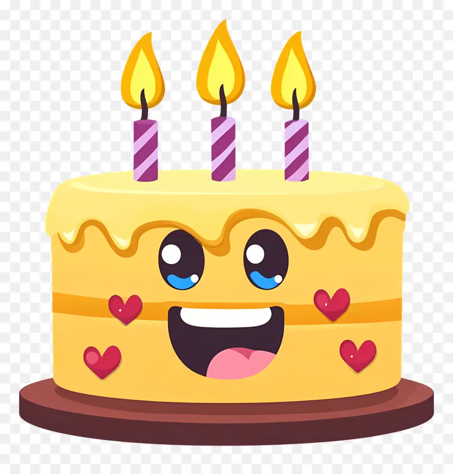 Emoji De Aniversário，Bolo De Aniversário PNG