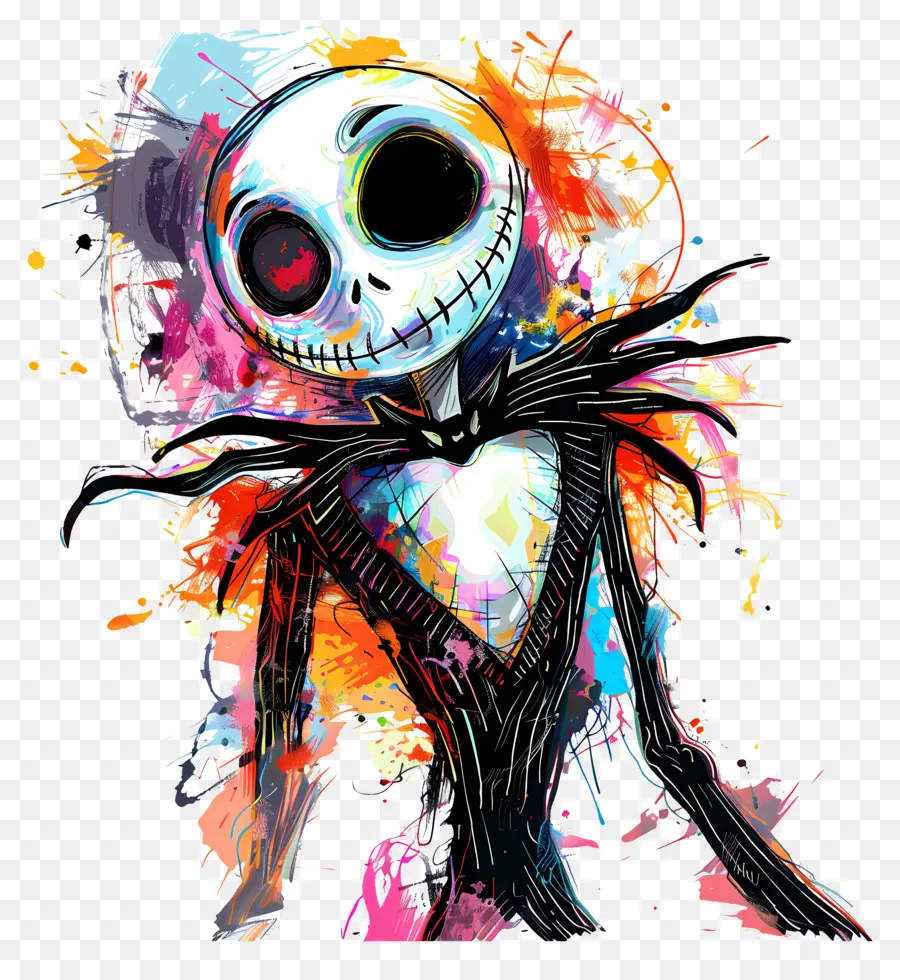 Jack Skellington，Personagem Esqueleto PNG