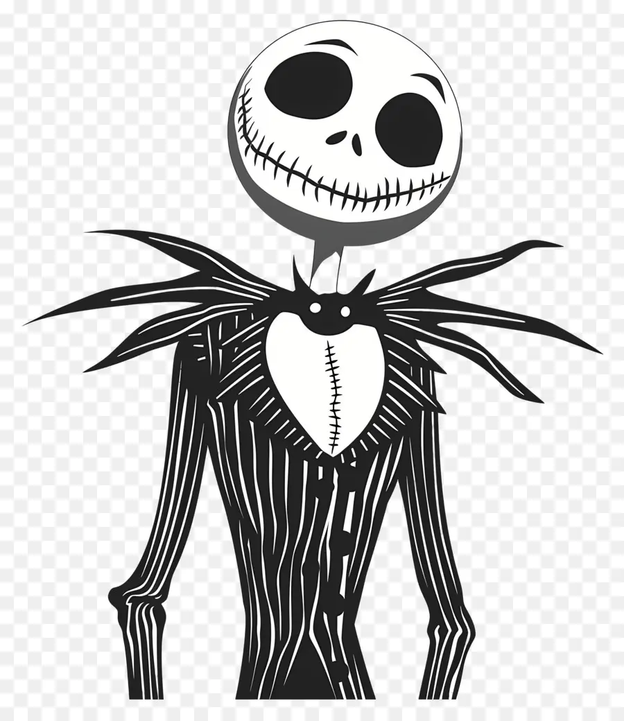 Jack Skellington，Personagem Esqueleto PNG