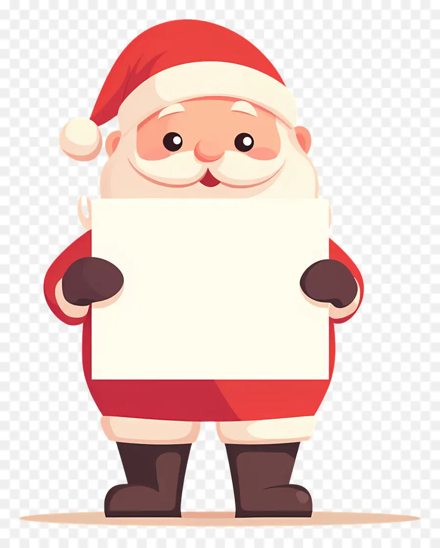 Papai Noel Segurando Uma Bandeira，Papai Noel PNG