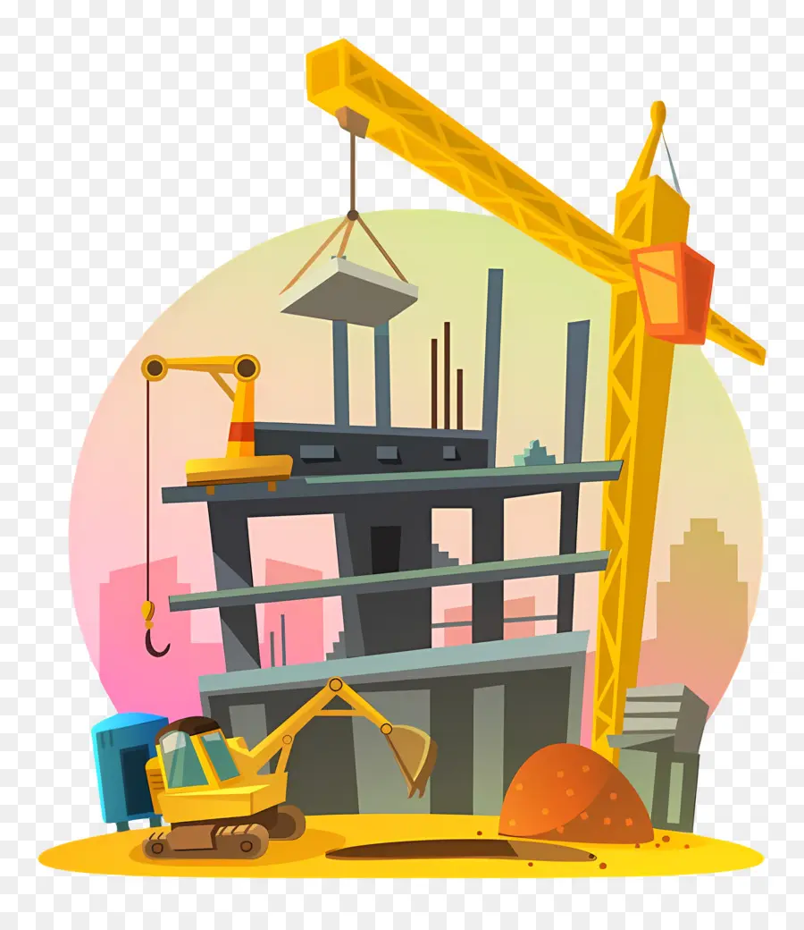 Construção，Canteiro De Obras PNG