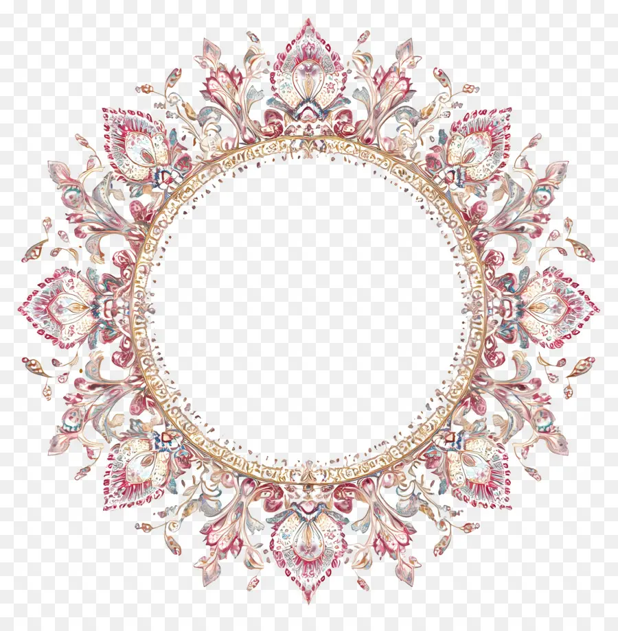 Moldura De Casamento Indiano，Moldura Decorativa PNG