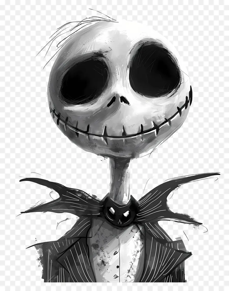 Jack Skellington，Personagem Esqueleto PNG