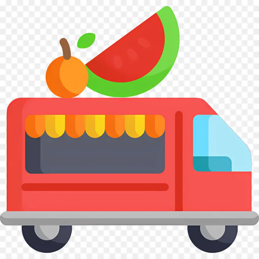 Caminhão De Comida，Fruta PNG