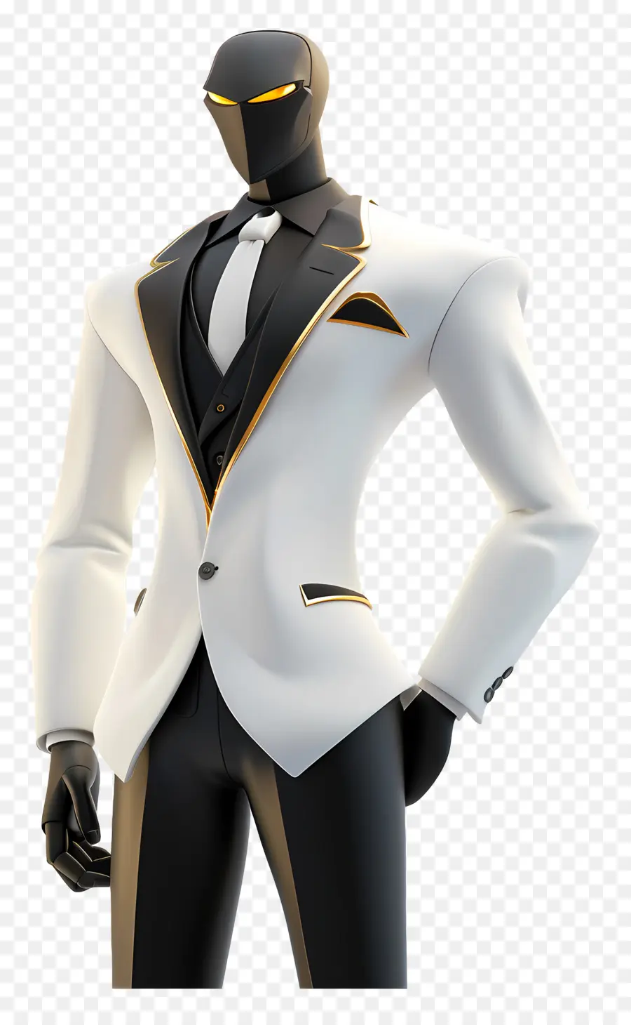 Traje Formal Masculino，Personagem De Terno Preto E Branco PNG