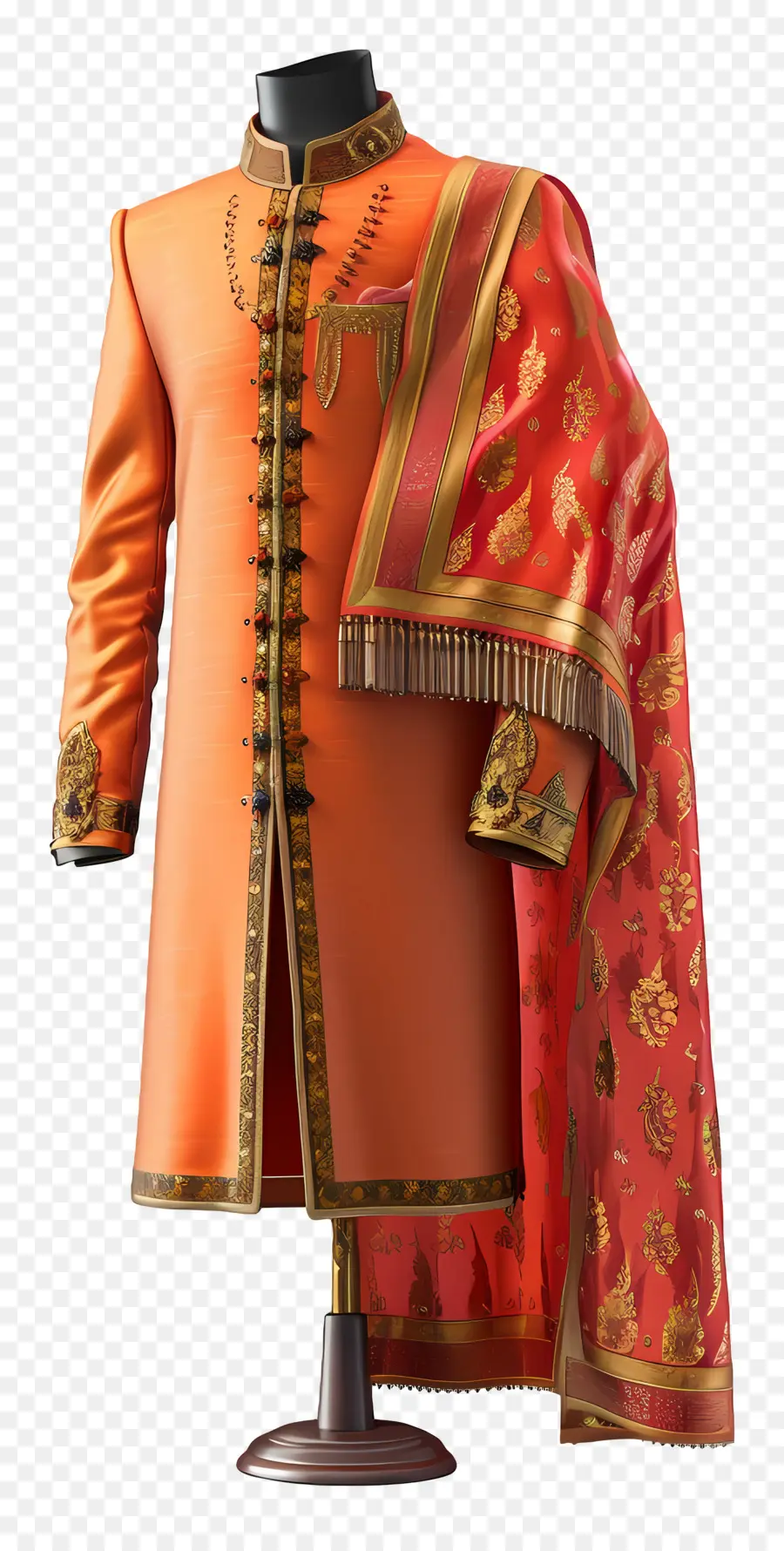 Traje Formal Indiano，Roupa Tradicional PNG