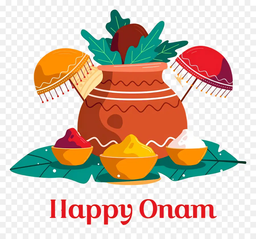 Feliz Onam，Feliz Celebração De Onam PNG