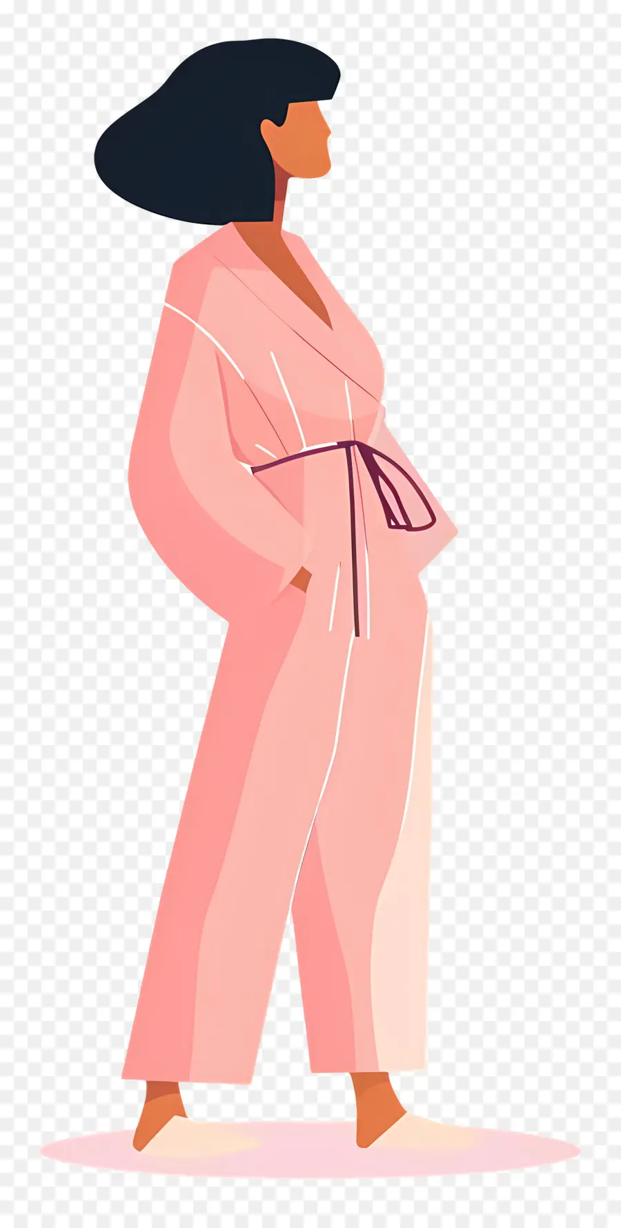 Mulher De Rosa，Mulher De Robe Rosa PNG