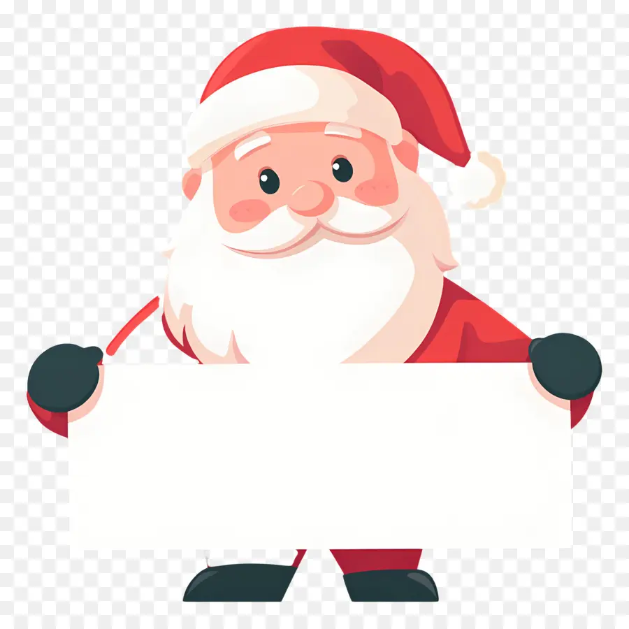 Papai Noel Segurando Uma Bandeira，Papai Noel PNG