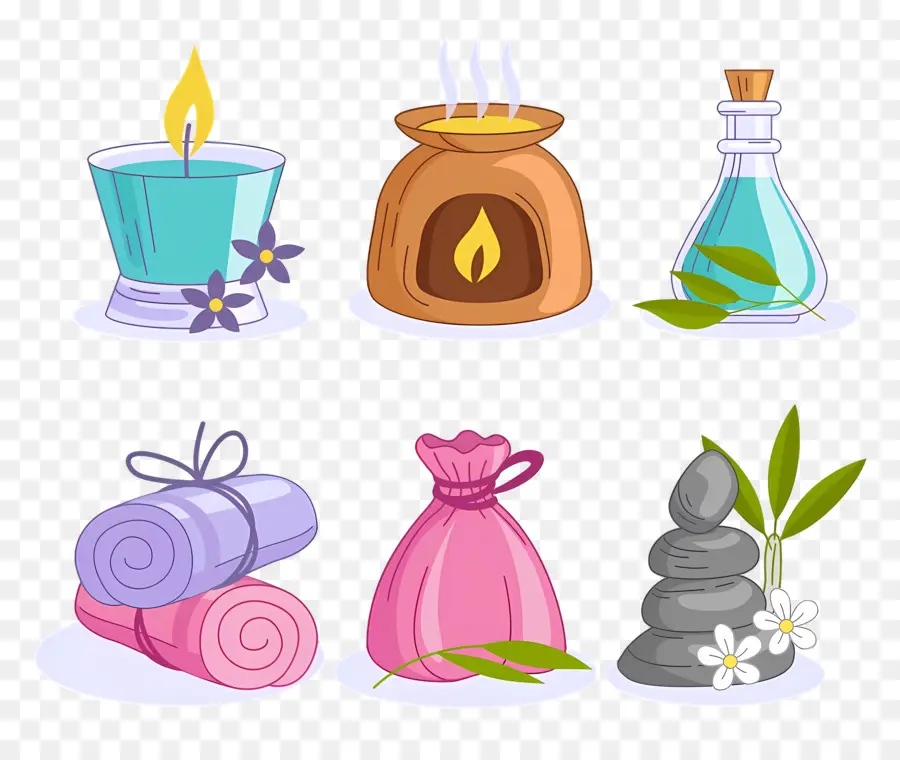 Elementos De Aromaterapia，Itens De Aromaterapia PNG