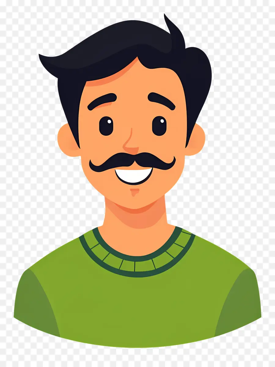 Homem Bigodudo，Homem Com Bigode PNG