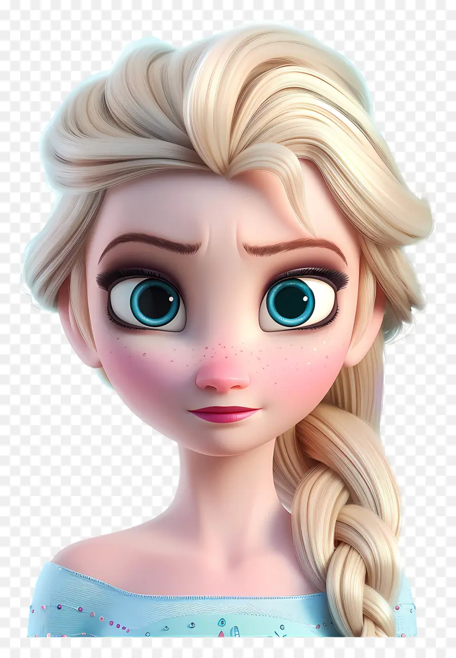 Princesa Elsa，Personagem Animado PNG