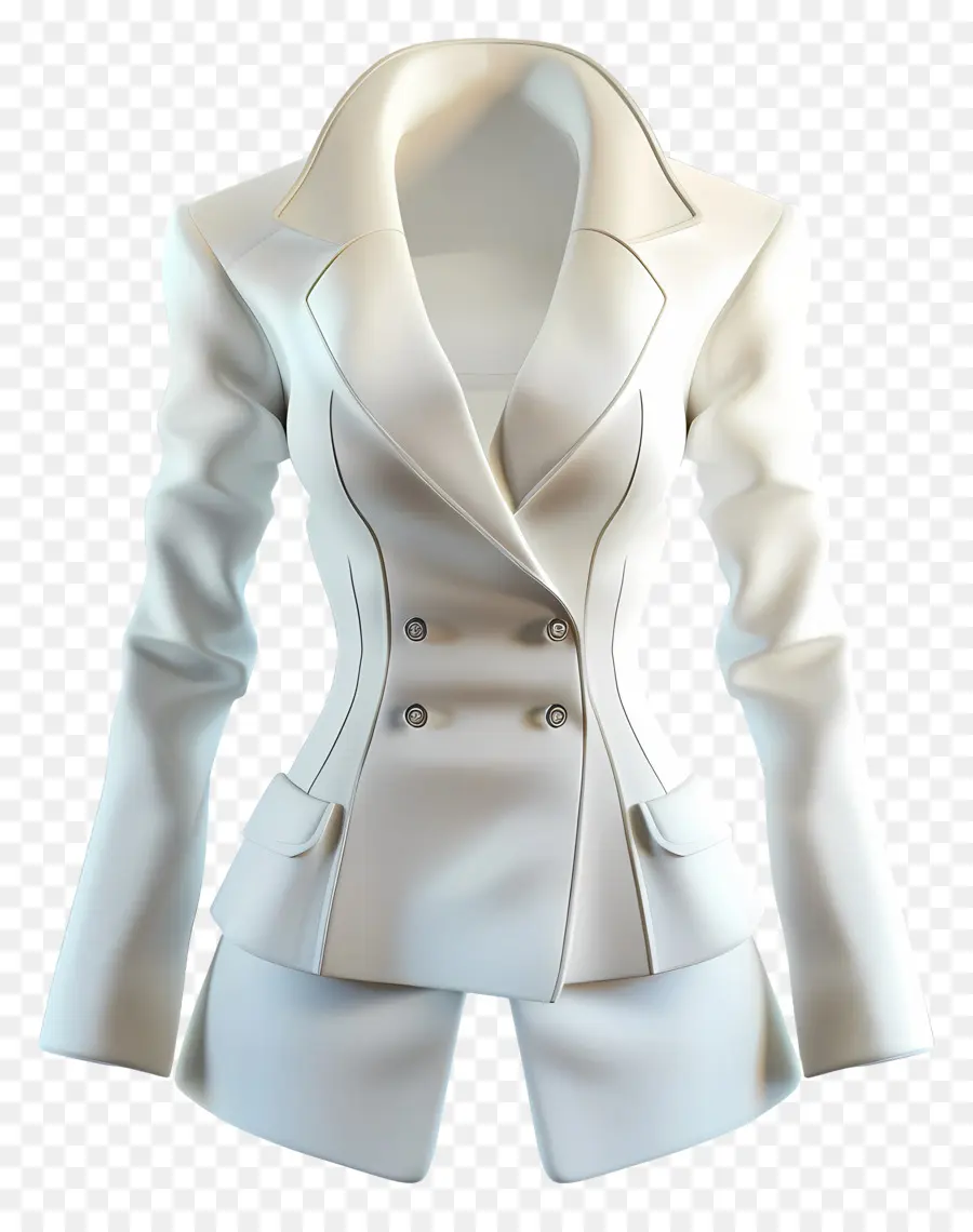 Traje Formal Para Mulheres，Blazer Bege PNG