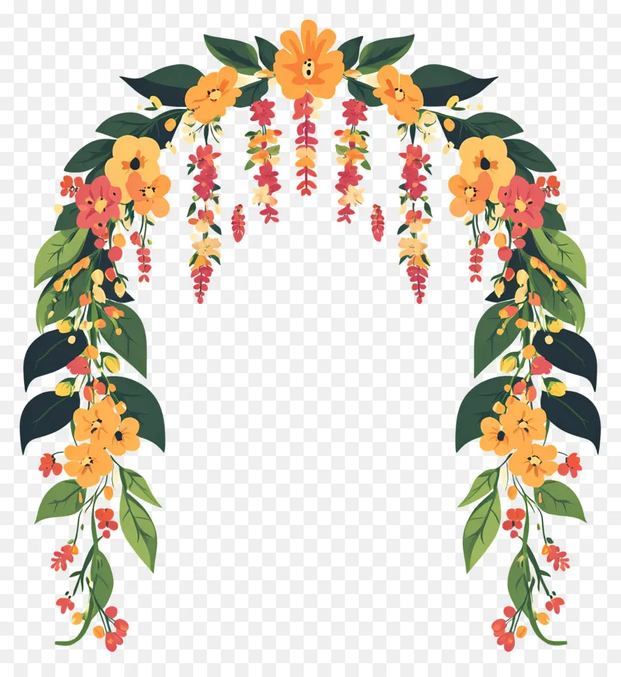 Arco De Flores，Arco Floral PNG