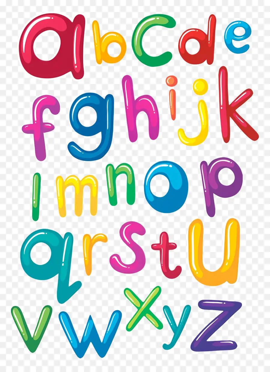 Letra Do Alfabeto，Alfabeto Colorido PNG