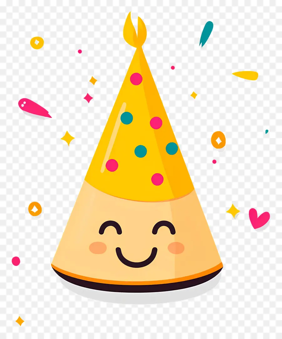 Emoji De Aniversário，Chapéu De Festa PNG