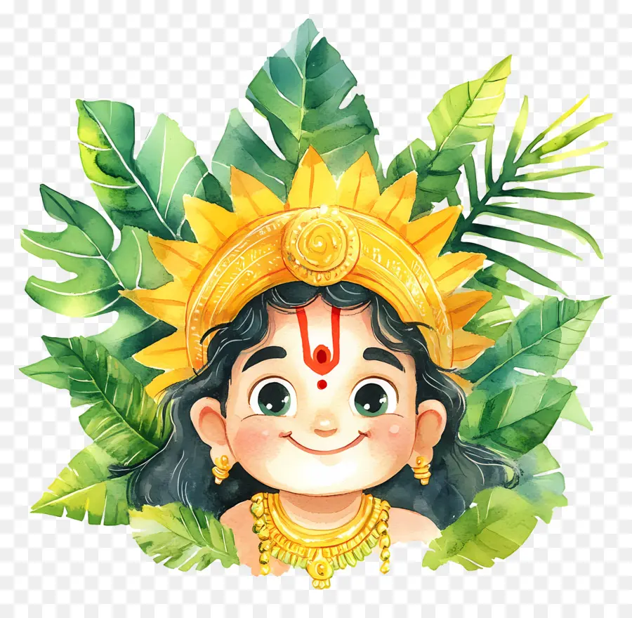 Senhor Rama，Personagem Onam PNG