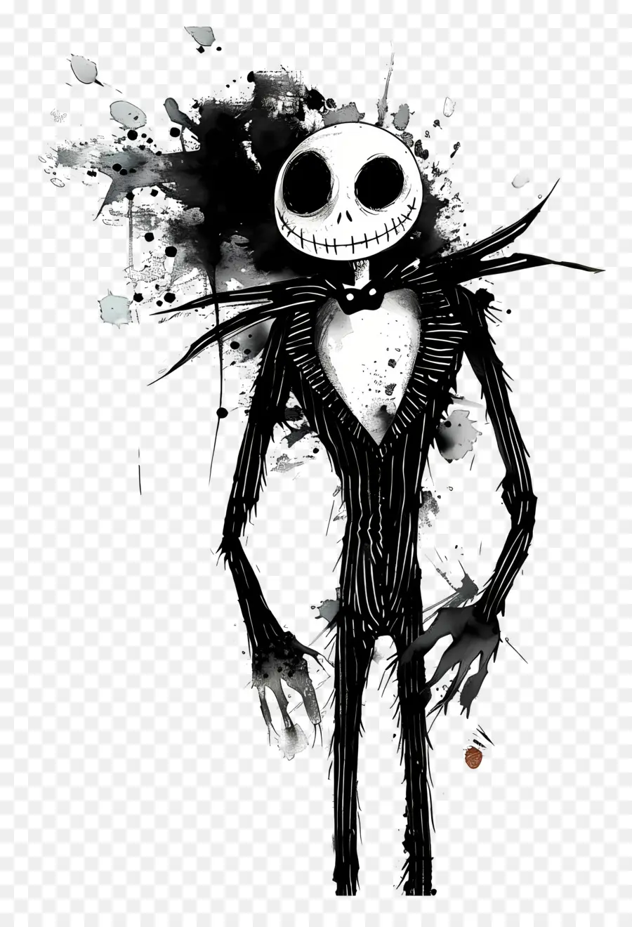 Jack Skellington，Personagem Esqueleto PNG