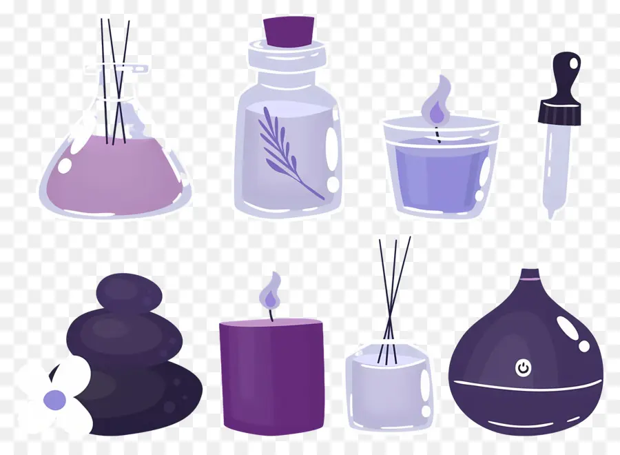 Elementos De Aromaterapia，Itens De Aromaterapia PNG