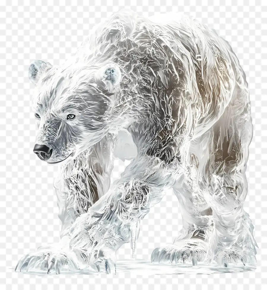 Urso De Gelo，Gelo PNG