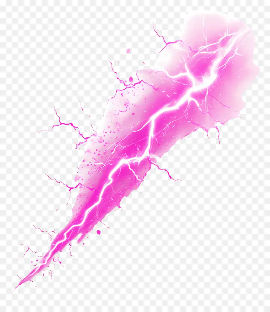 Relâmpago Rosa，Eletricidade PNG