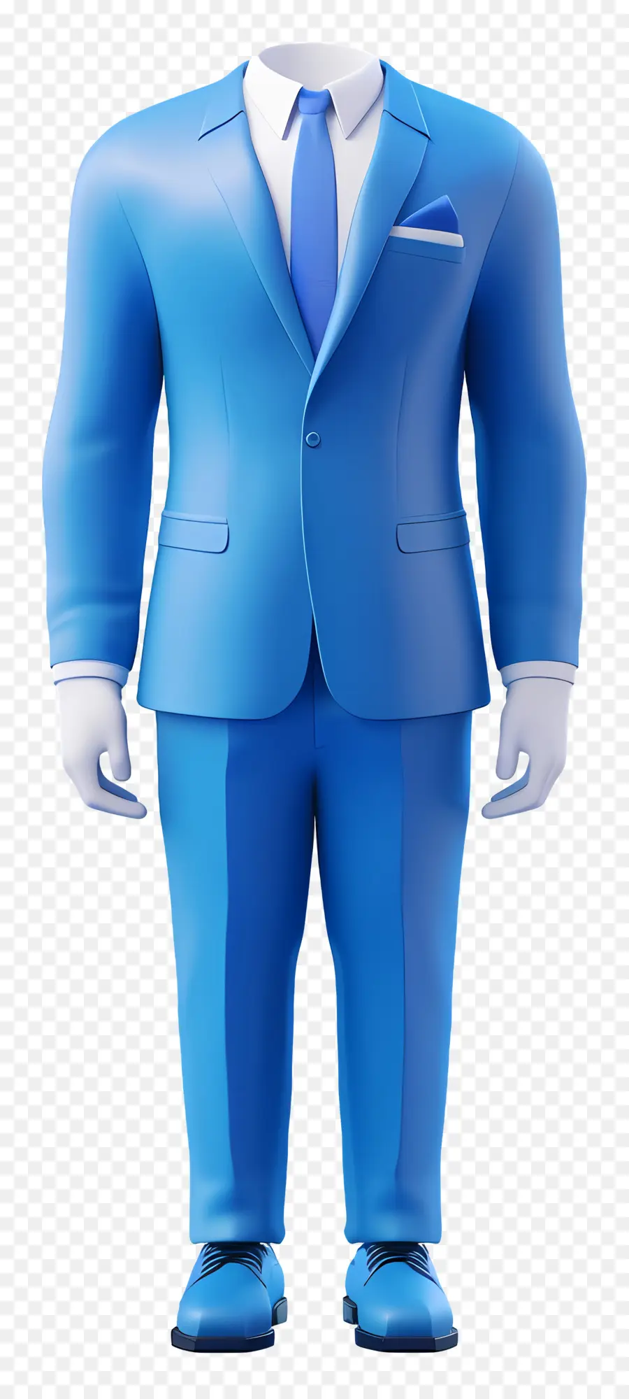 Traje Formal Masculino，Terno Azul PNG