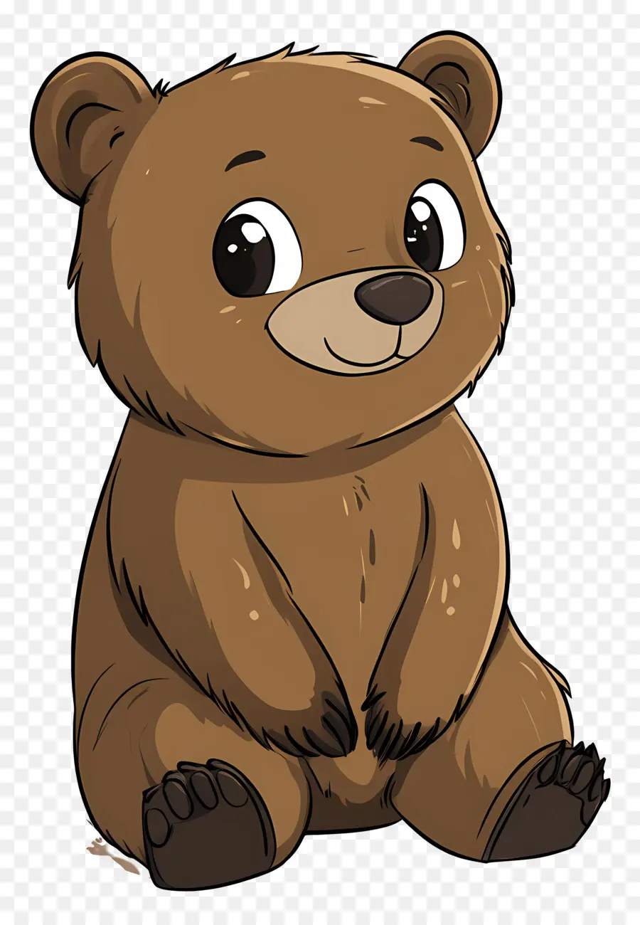 Urso Pardo，Desenho Animado PNG