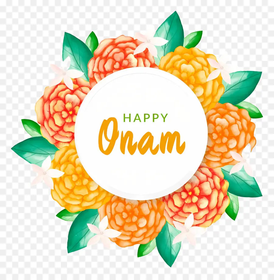 Feliz Onam，Decoração Do Festival Onam PNG