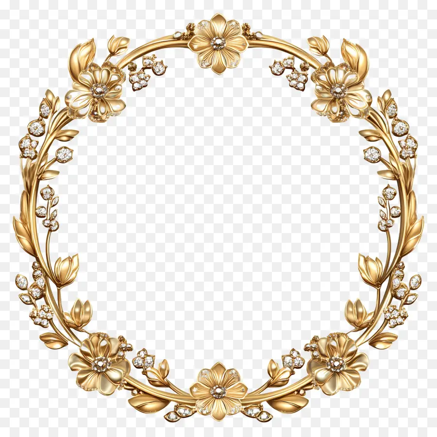 Moldura De Casamento Indiano，Coroa De Ouro PNG