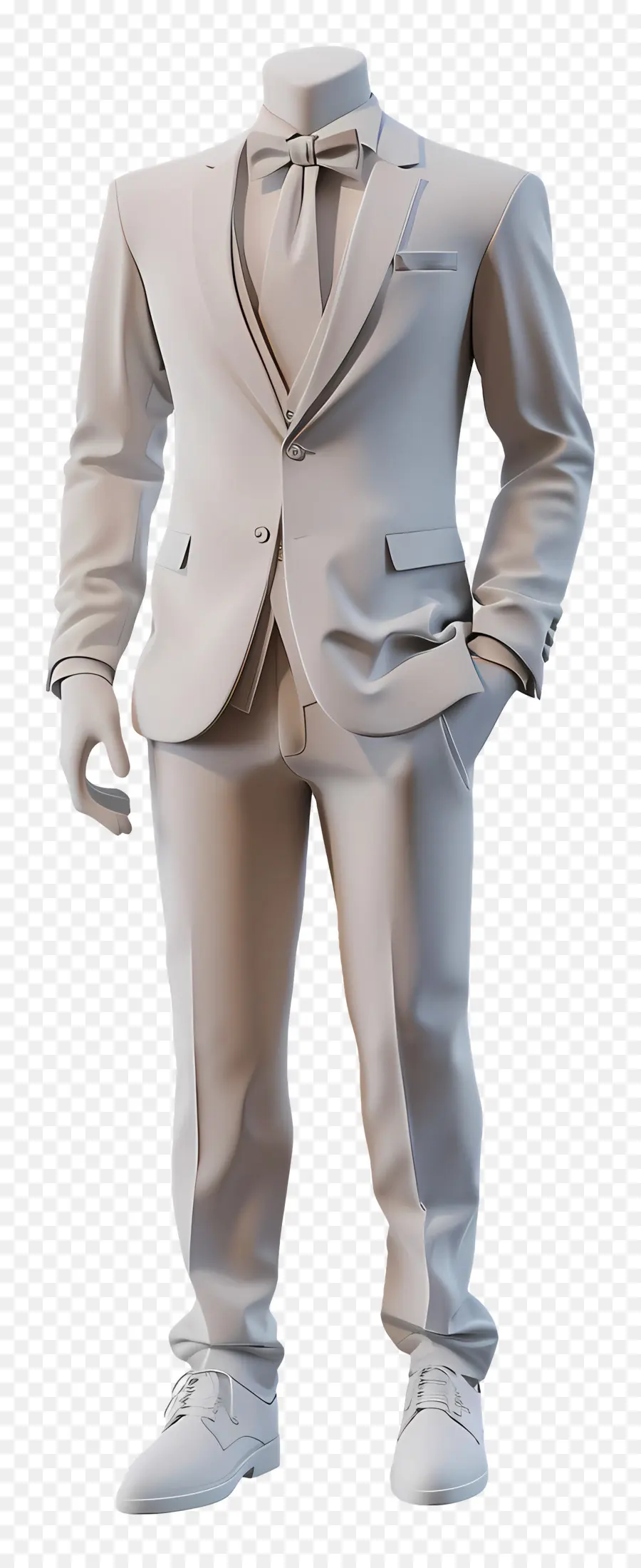 Traje Formal Masculino，Terno Cinza PNG