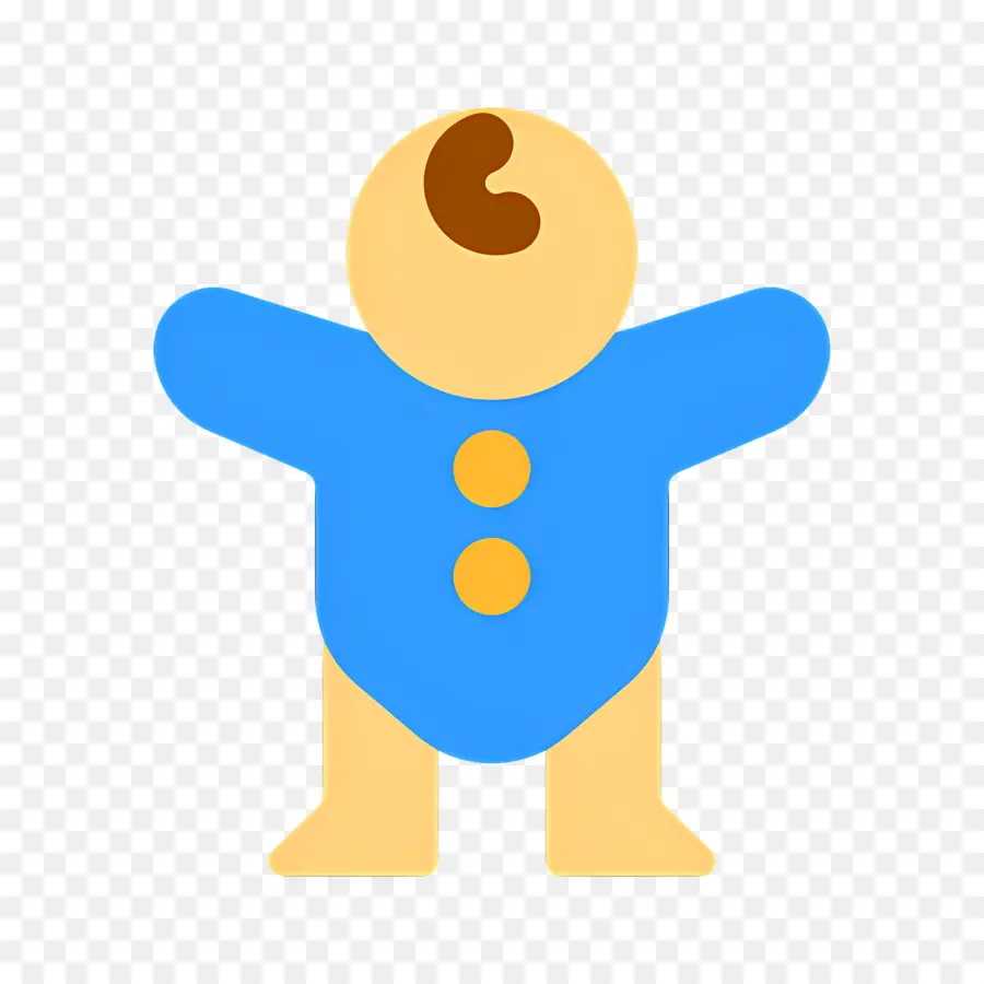 Menino，Bebê Em Azul PNG