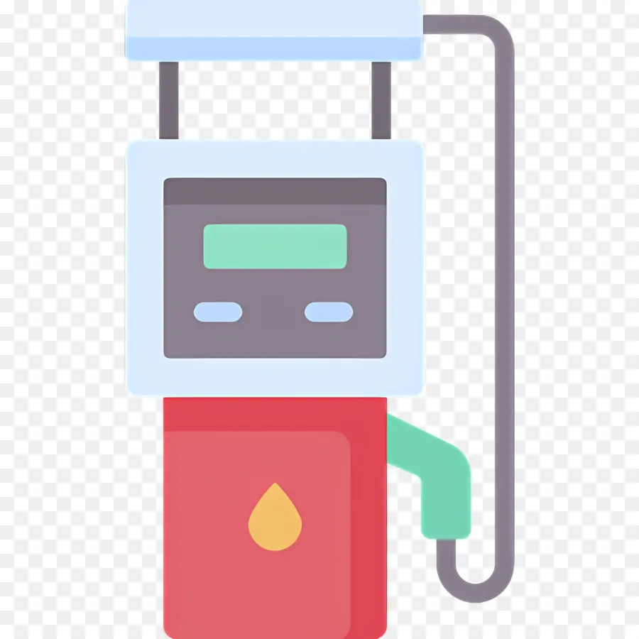 Posto De Gasolina，Bomba De Gás Vermelha PNG