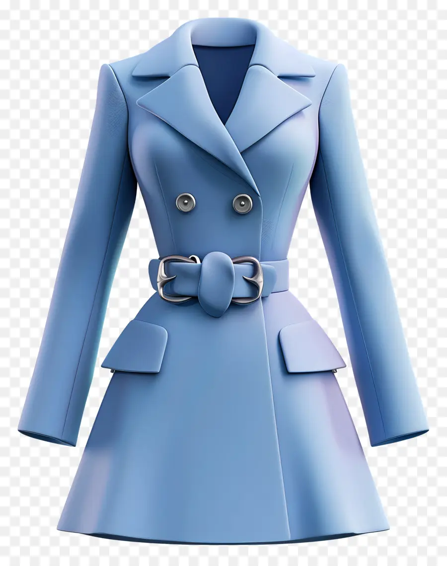 Traje Formal Para Mulheres，Casaco Azul PNG