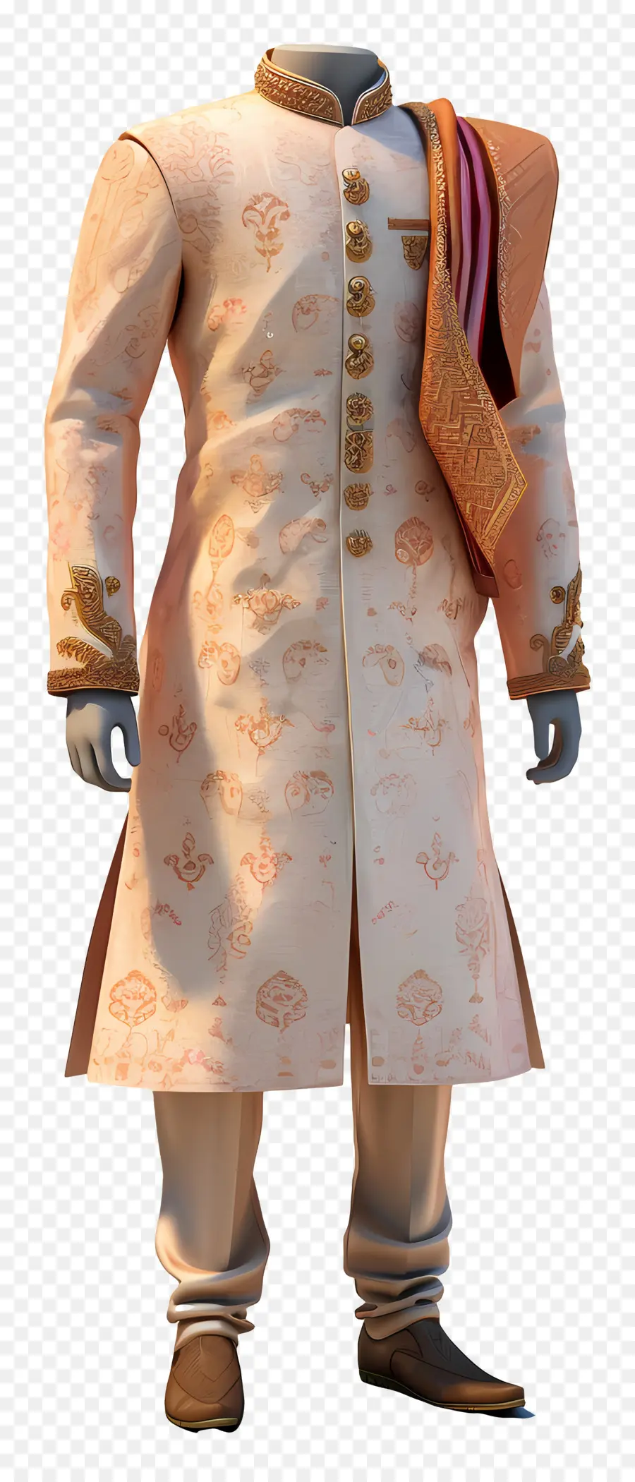 Traje Formal Indiano，Roupa Tradicional PNG