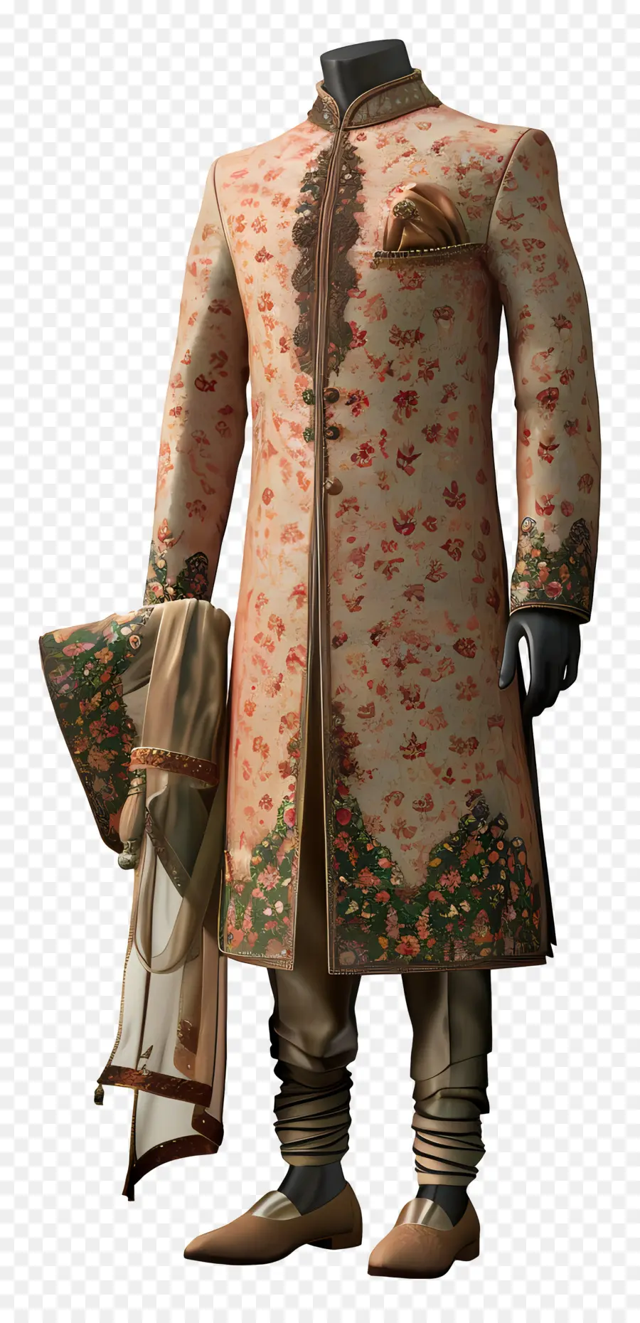 Traje Formal Indiano，Roupa Tradicional PNG