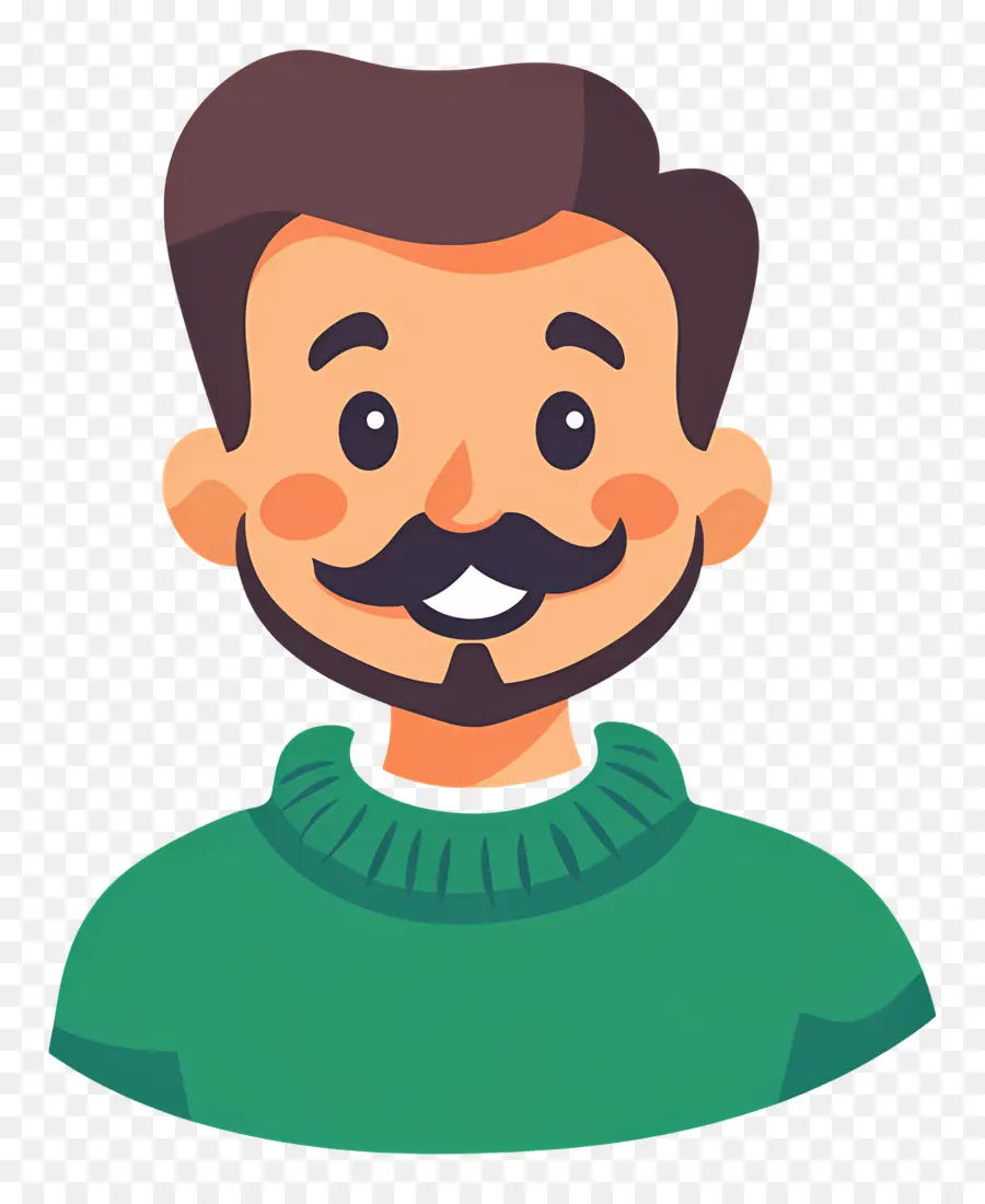 Homem Bigodudo，Homem Com Bigode PNG