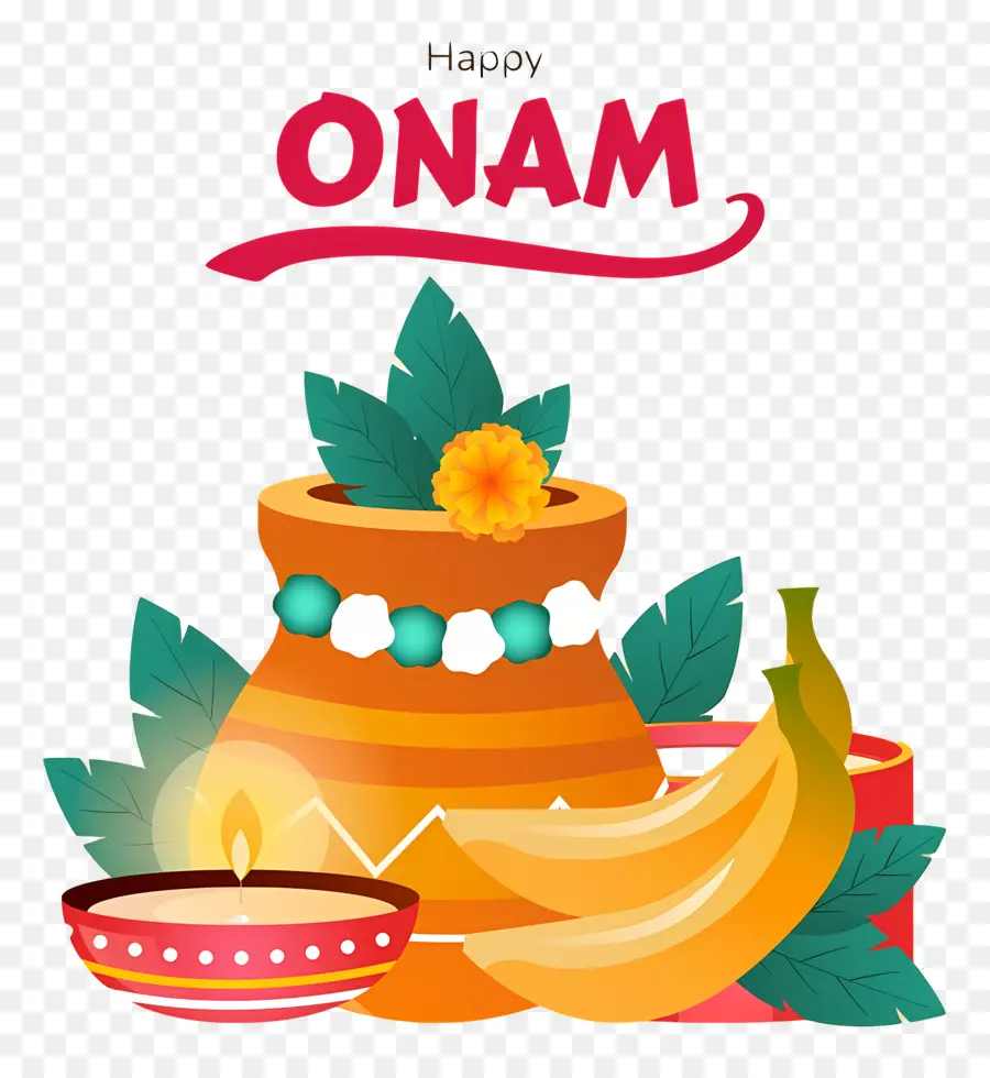 Feliz Onam，Celebração De Onam PNG