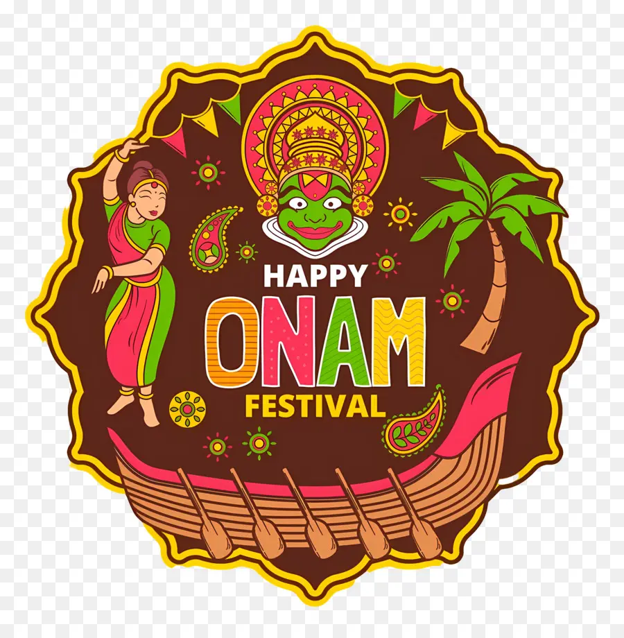 Feliz Onam，Festival Onam PNG