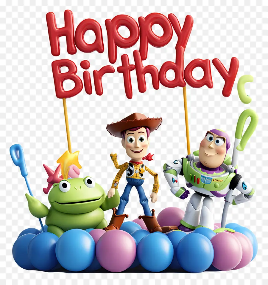 Aniversário，Personagens De Toy Story PNG