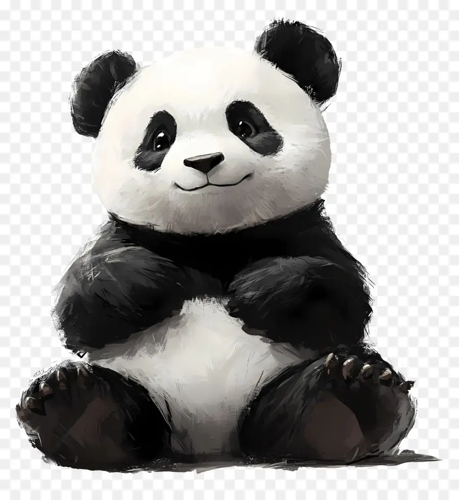 Urso Panda，Panda Dos Desenhos Animados PNG