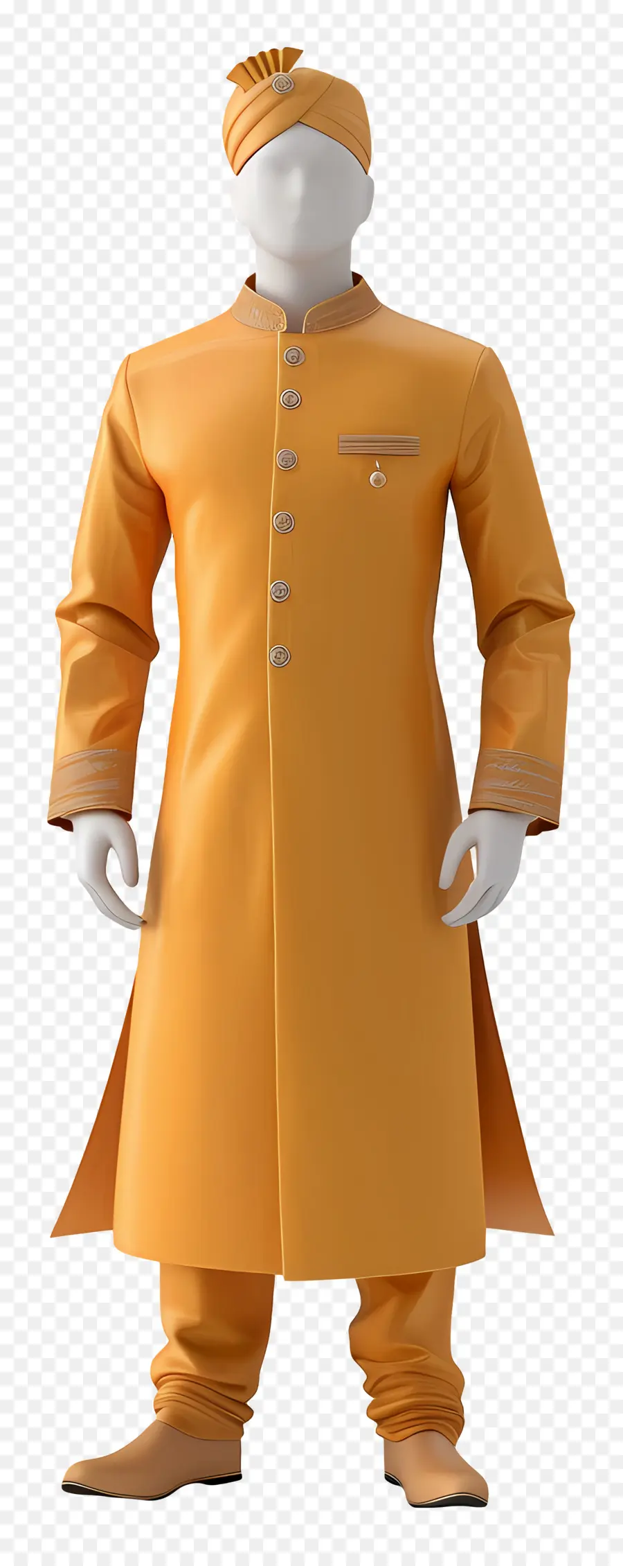 Traje Formal Indiano，Roupa Tradicional PNG