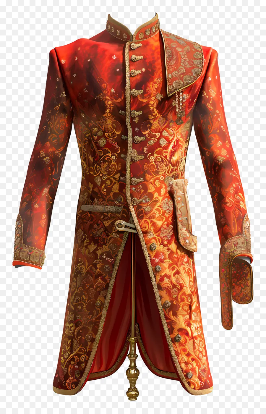 Traje Formal Indiano，Casaco Vermelho PNG