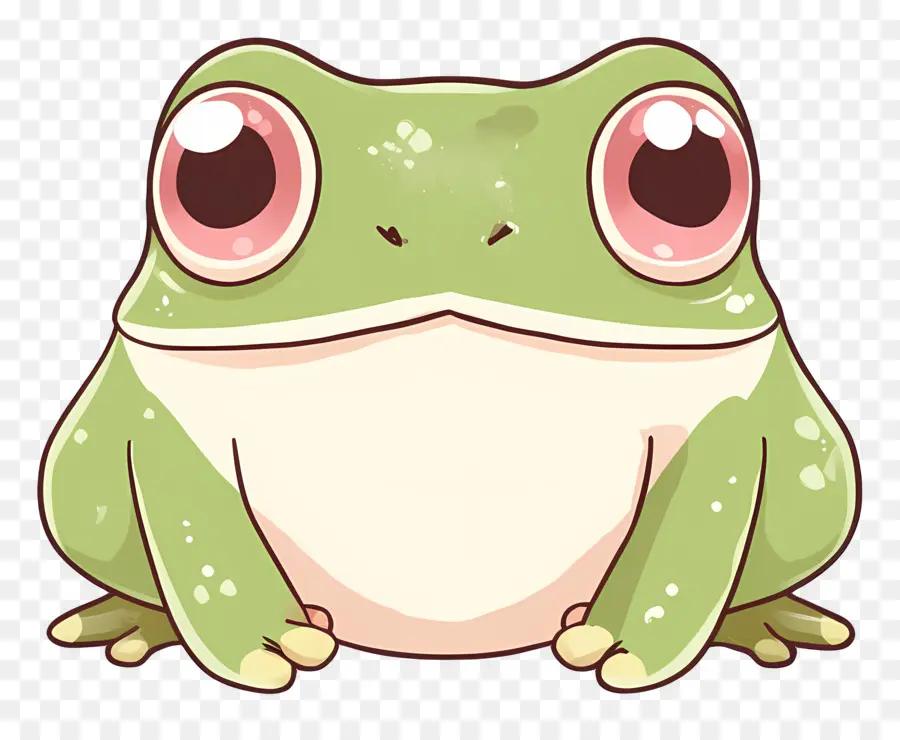 Sapo Kawaii，Sapo Fofo PNG