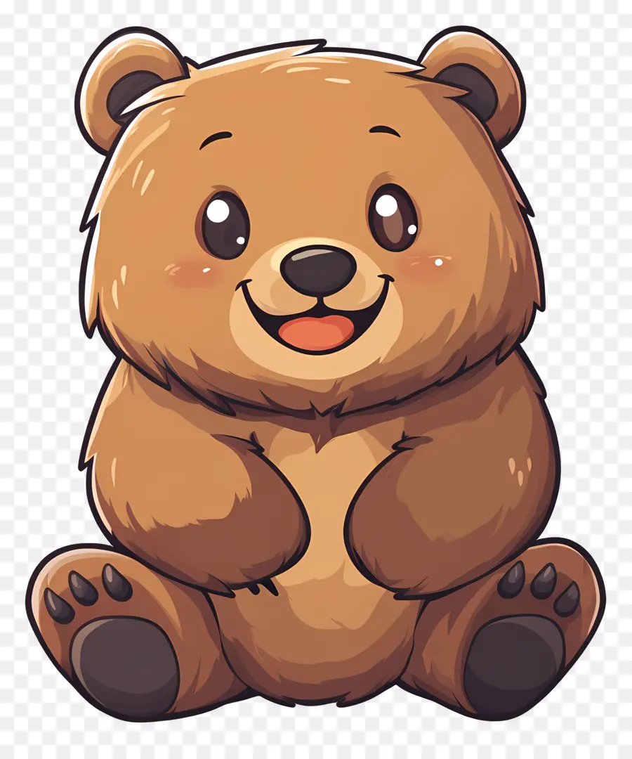 Urso Pardo，Urso Fofo PNG