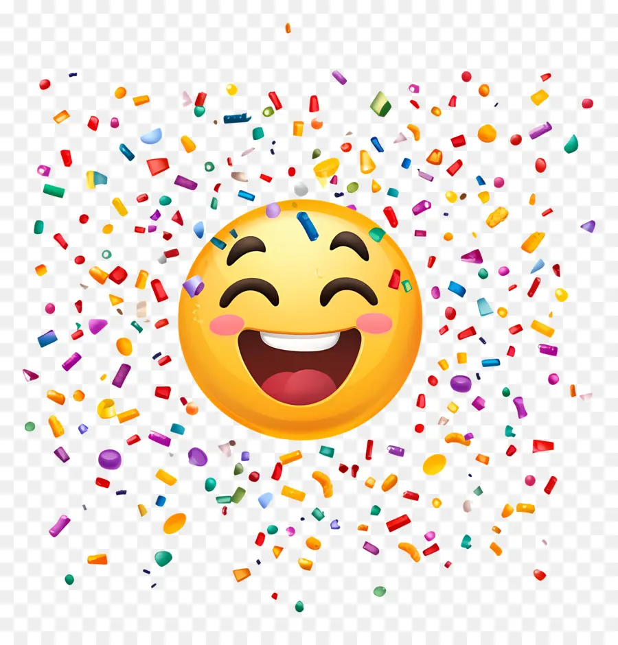 Emoji De Aniversário，Emoji Sorridente PNG